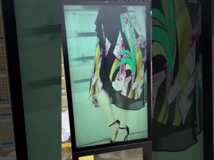 55'' IP66 adesivo ottico impermeabile 2500 nits chiosco pubblicitario a schermo LCD digitale